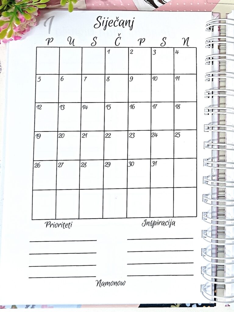 Mjesečni kalendar