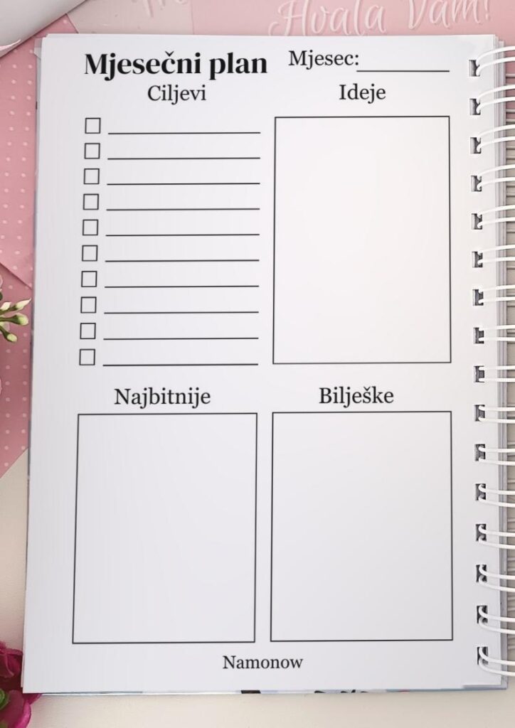 Mjesečni plan